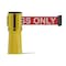 Montour Line Retractable Belt Barrier Cone Mount Yellow Case 9ft. R.Auth.Belt CP100-YW-AUTHRW-90 - alternate 1